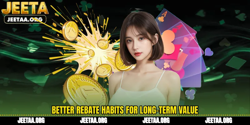 Better rebate habits for long-term value