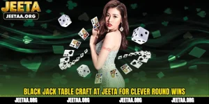 Black Jack Table Craft at Jeeta for Clever Round Wins