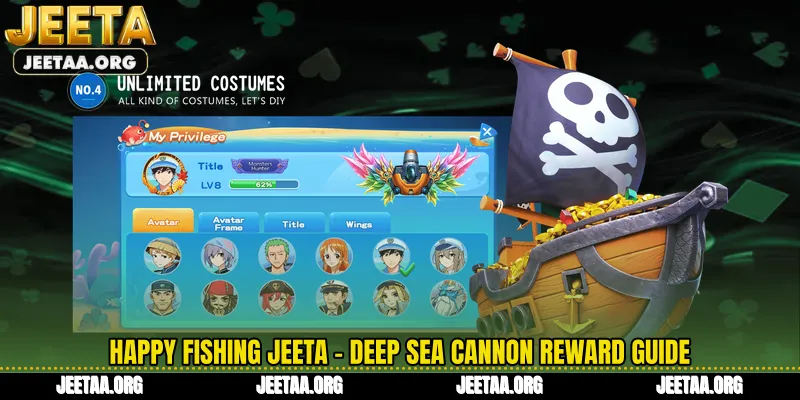 Happy Fishing Jeeta - Deep Sea Cannon Reward Guide