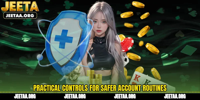 Practical controls for safer account routines