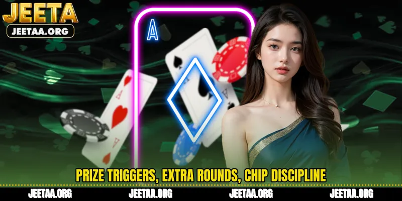 Prize triggers, extra rounds, chip discipline