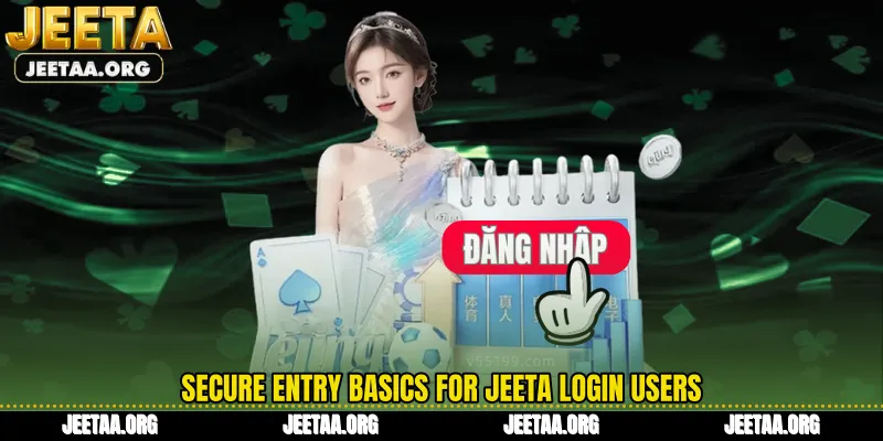 Secure entry basics for Jeeta Login users
