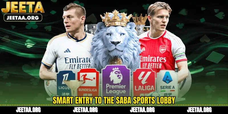 Smart entry to the Saba Sports lobby