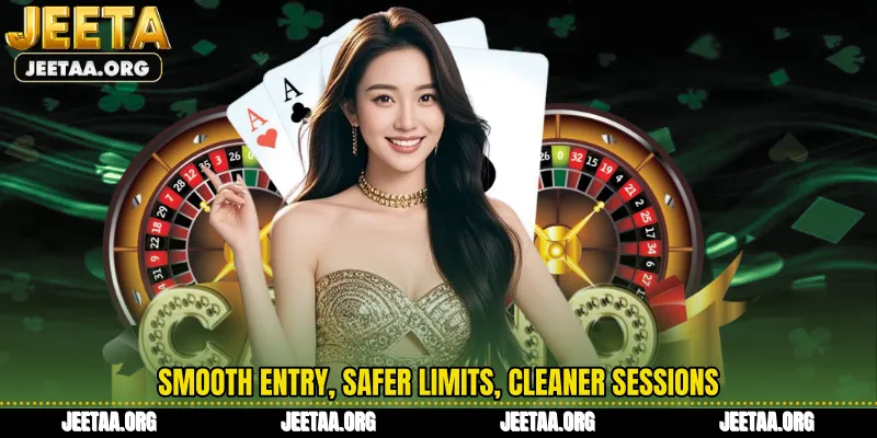 Smooth entry, safer limits, cleaner sessions